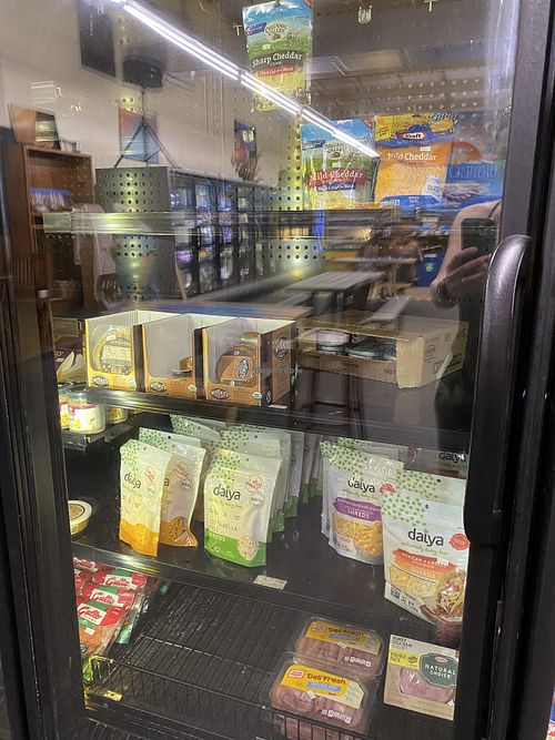 Vegan cheese at Kukuiula Market and Juice Bar in Koloa