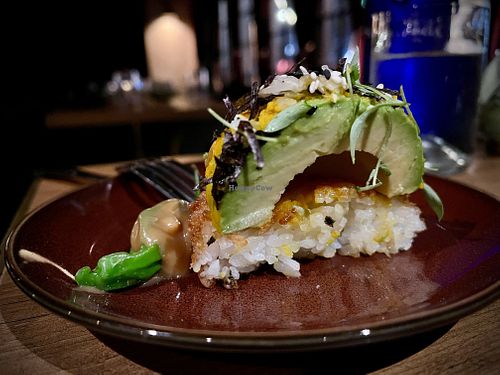 The Avocado - any way you slice it:  superb!  at Avant Garden Bistro in Los Angeles