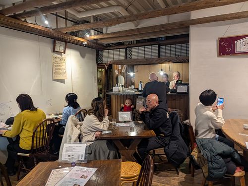 Inside at Nezu no ya in Tokyo