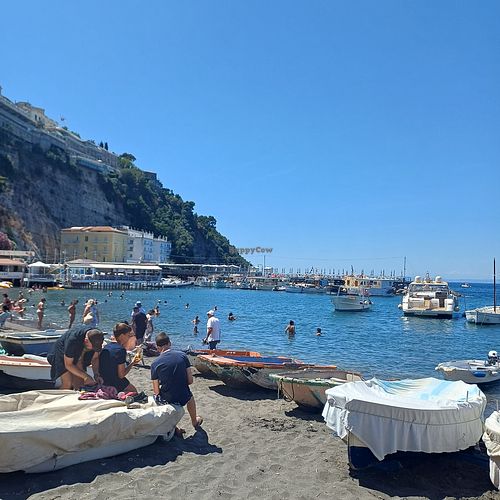 Nice view from table at Ristorante di Leva in Sorrento