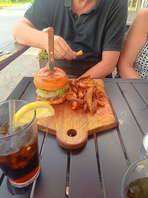 Huge portions of fries at Chappie's in Roxbury