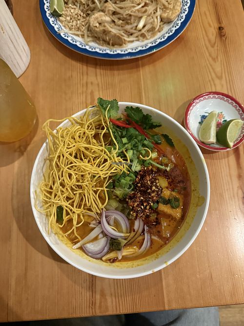 Vegan khao soi   at Rosa's Thai in York