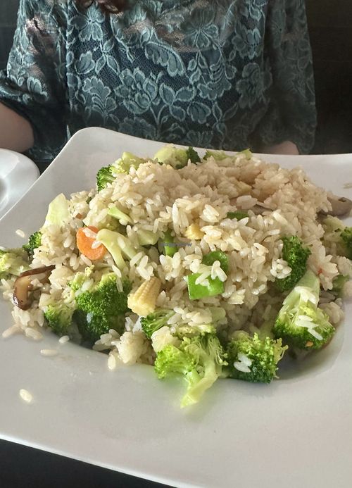 Fried rice made vegann  at Hajime in Elk River