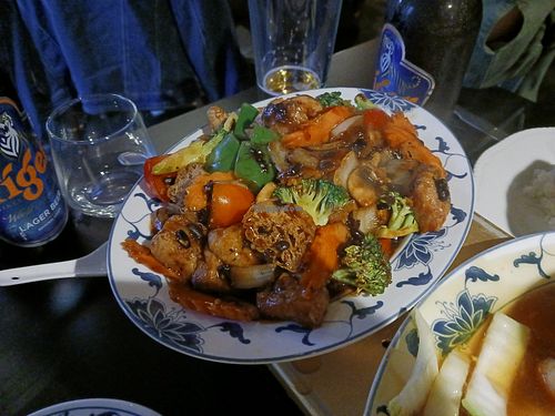 Tofu & vegetables at Yum Sing in Torquay