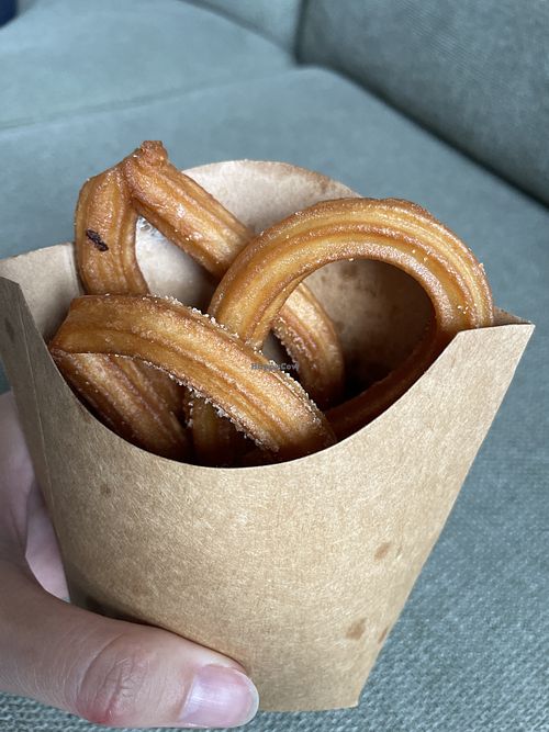 Churros 😊  at Vegan Burger Brothers in Breda