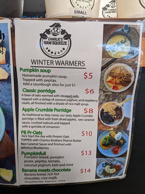  at Charlie's Raw Squeeze in West End