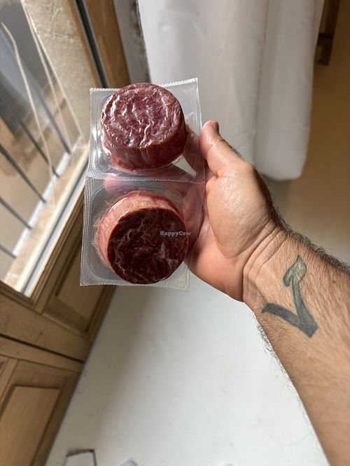 Vegan steak   at La Veganeria del Born in Barcelona