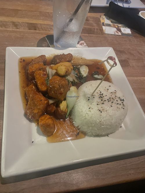 Gardein Orange Chicken  at Yard House in Costa Mesa