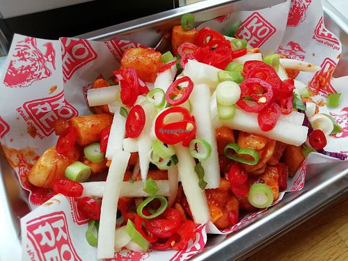 Fried tteokbokki at Kore in Reykjavik