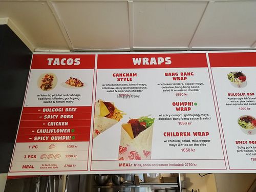 Wraps and tacos at Kore in Reykjavik