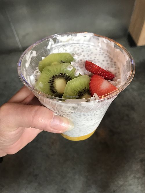 chia pudding  at Collegetown Bagels in Ithaca