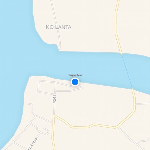 real location - not at the bridge at Catfish Book Cafe in Koh Lanta