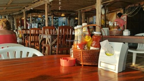 seating inside at Pen's Restaurant in Koh Chang