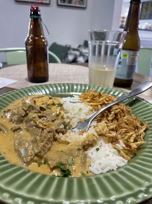 Stroganoff de soja 😋   at Santa Planta Food in Sao Caetano Do Sul