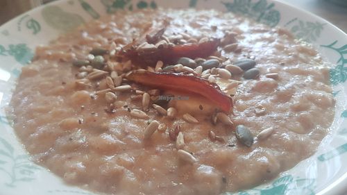 Date and banana porridge at Dishoom in Birmingham