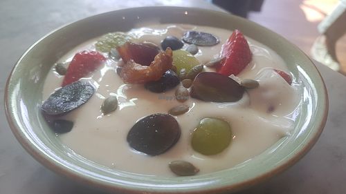 Fruit and yoghurt (kids) at Dishoom in Birmingham