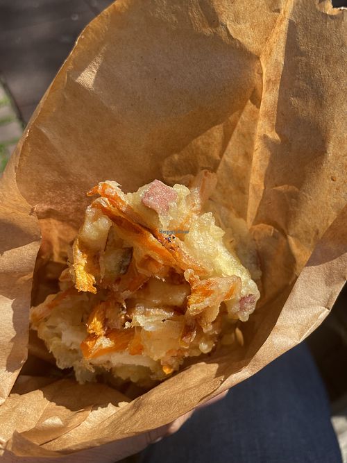 Sweet Potato Tempura   at Tomis Delikatessen in Gottingen