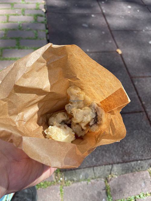 Mushroom Tempura  at Tomis Delikatessen in Gottingen