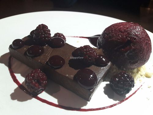 Bitter chocolate ganache at The Moon in Kendal