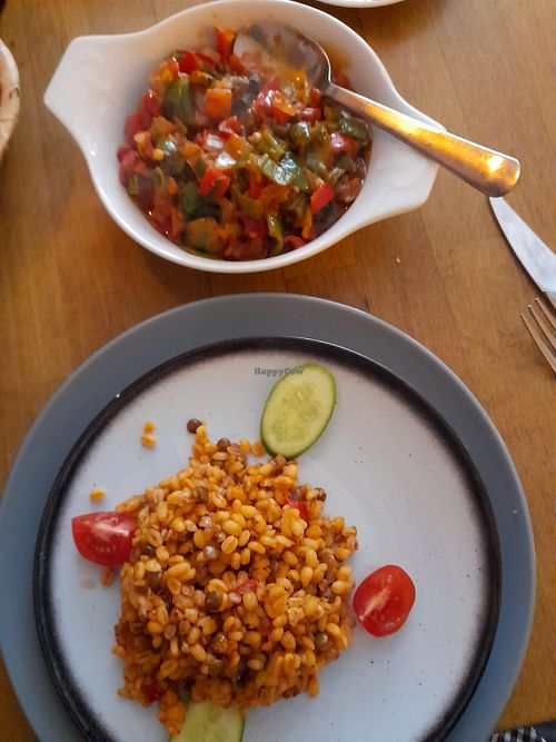 With special rice at Arch Bistro in Istanbul