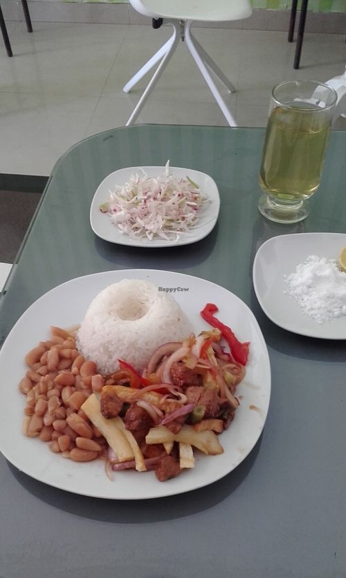 Lunch photo. at Darshan Vegetarian Restaurant in Iquitos