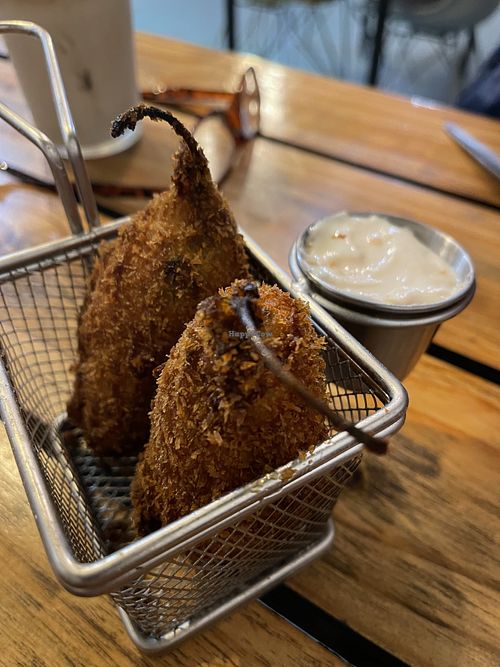 Jalapeño poppers  at Pizzasaurus in Cape Town