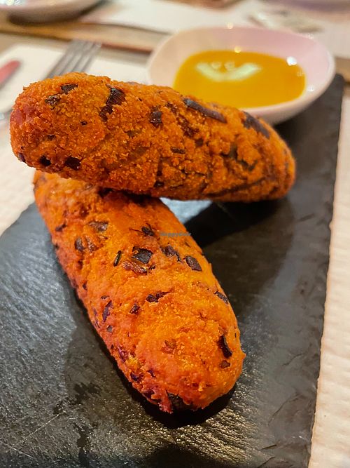 Farinheira and cheese sticks at Cheeky Leeks in Lisbon