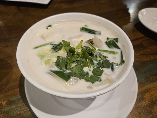 Tom Kha with Tofu at Kitchen Mae Kong in Gastonia