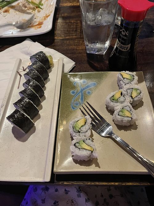 vegan makis   at Northside Grill & Sushi in Hanalei