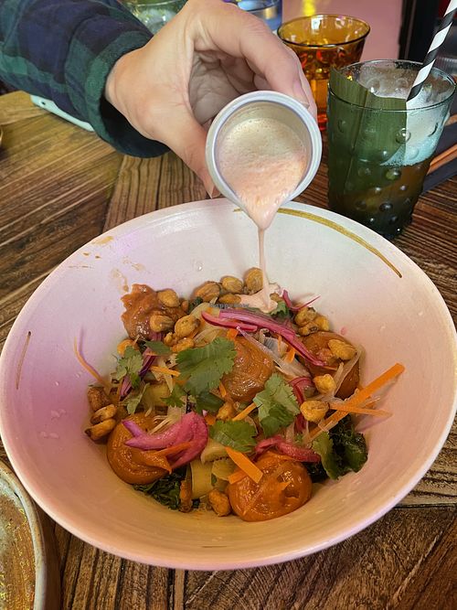 The most interesting ceviche- SO GOOD   at Desoriente - Poblenou in Barcelona