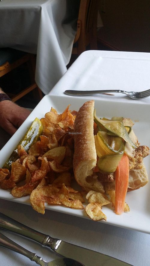 veggie Bahn mi at The Veraisons Restaurant in Dundee
