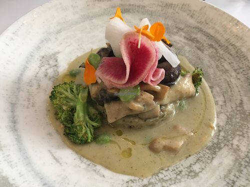 Mushroom dish at Brocoli in Lyon