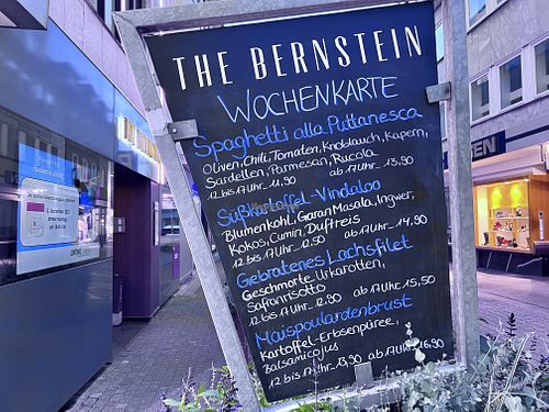 menu  at The Bernstein in Bielefeld