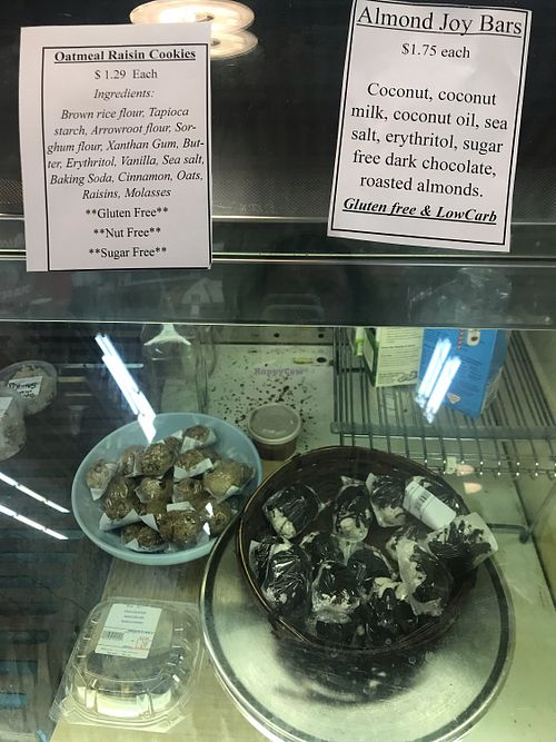 Vegan treats at Natural Living Center in Bangor