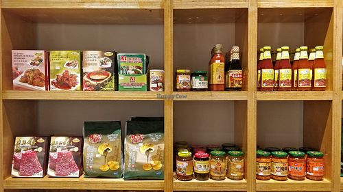 Grocery area at VeganBliss 蔬福 in Central Singapore