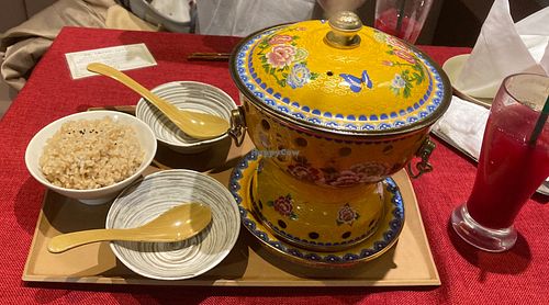 Chinese medicinal hotpot, closed at vegan veggie joga - 嫦娥 in Tokyo
