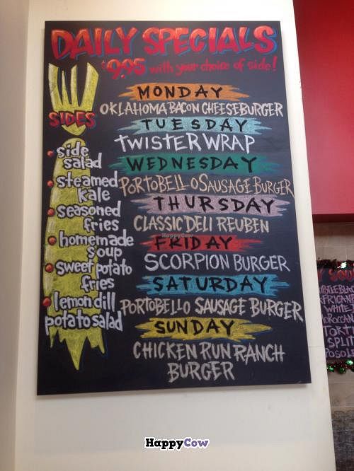 Weekly menu at Native Foods - Newport Beach in Newport Beach
