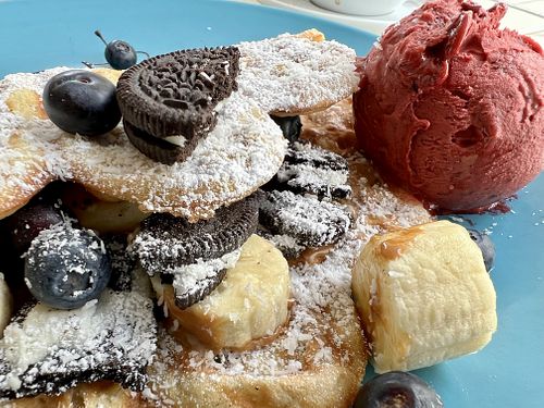 vegan waffle  at Waffle Love in Hildesheim