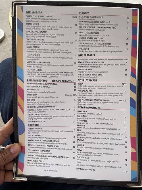   at Chacha La Plage in Antibes