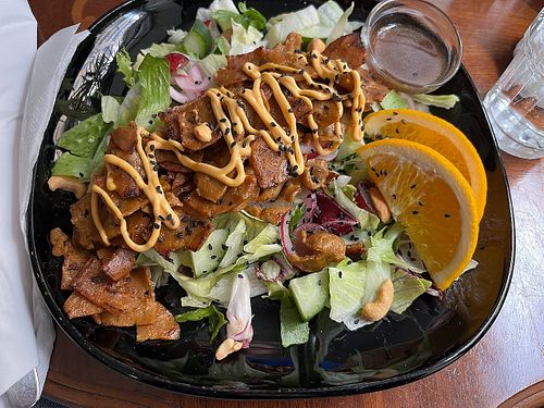 Salad at Encanto - Art Cafe in Helsinki