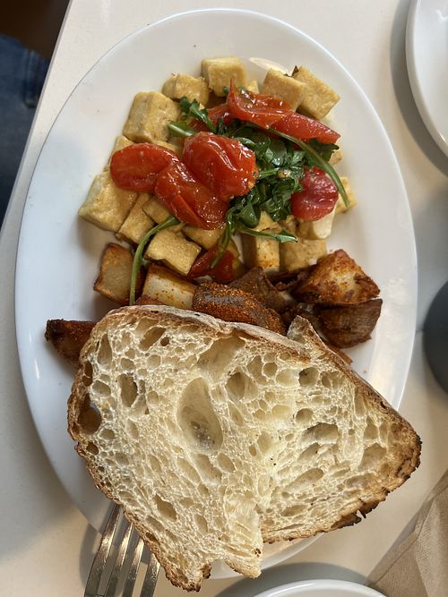frittata with tofu and no cheese  at DORO Marketplace in West Hartford