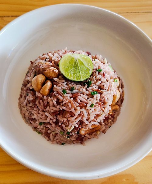 Japanese Garlic Fried Rice  #Veganuary at Vegan Meals in Chiang Mai