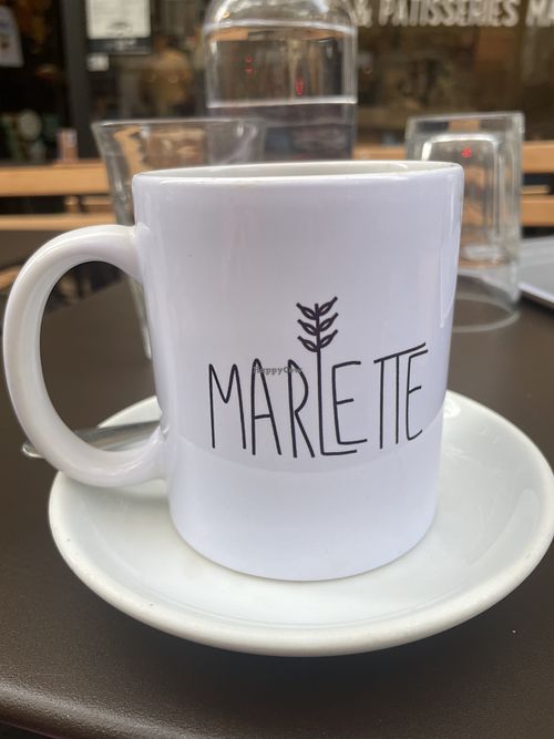   at Cafe Marlette in Paris