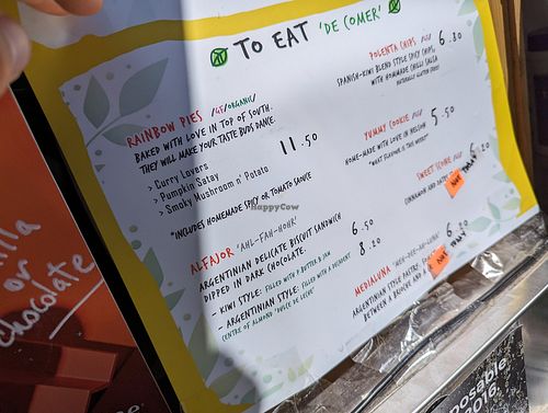 Menu at La Planta Cafe in Nelson