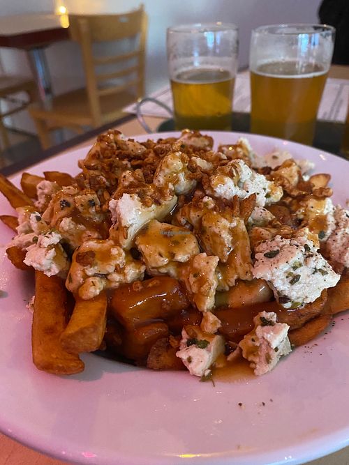 Poutine! at Brasseur Local in Quebec