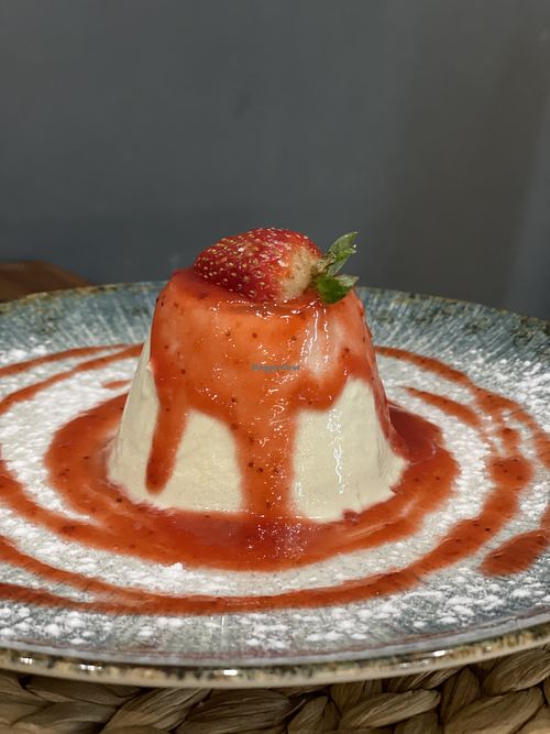 Pannacotta  at 11:11 Bistro Bar Healthy Food in Gran Canaria