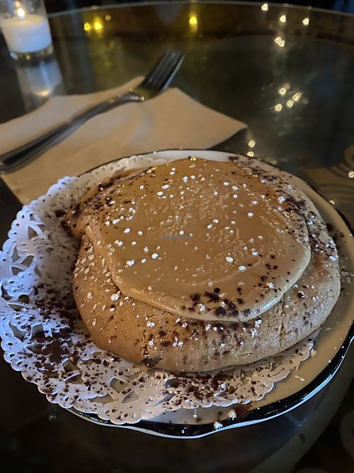 Vegan chocolate chip cookie with melted peanut butter  at The Witches Brew in West Hempstead