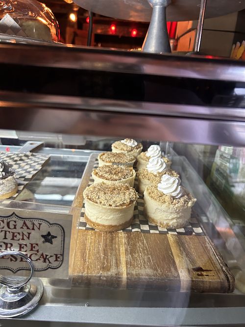 Vegan cheesecake   at The Witches Brew in West Hempstead