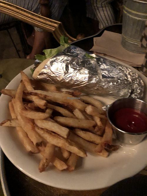 Gyro and fries at The Witches Brew in West Hempstead