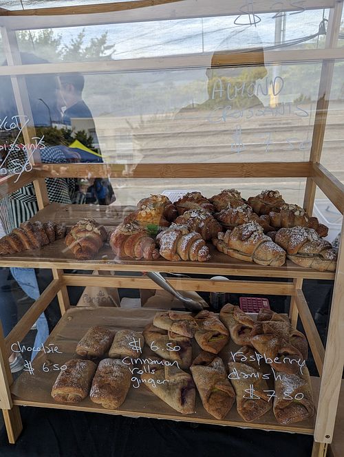 Display case at Pane Ora in Dunedin